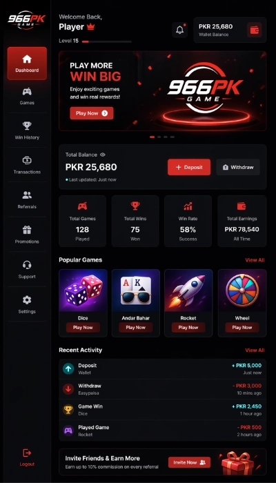 966PK Game Dashboard image