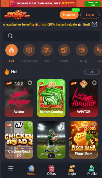 JK667 Game Dashboard image