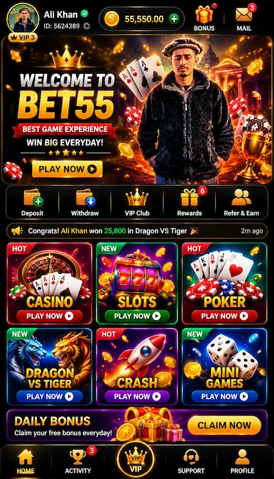 BET55 Game Dashboard image