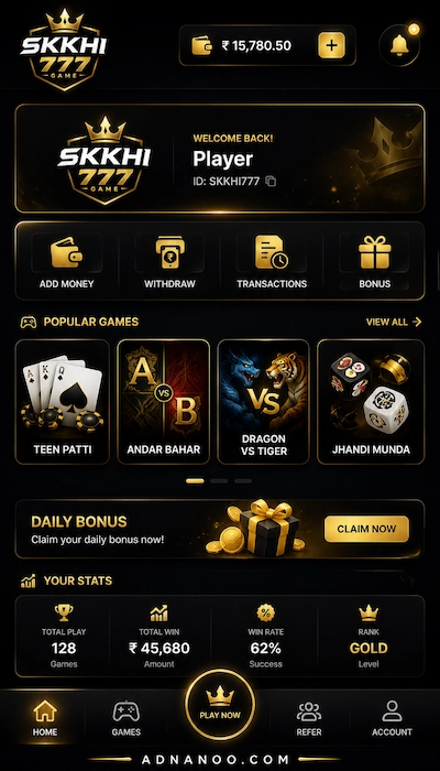 SKKHI777 Game Dashboard image