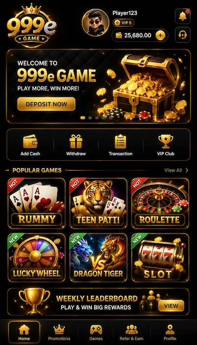 999E Game Dashboard Image